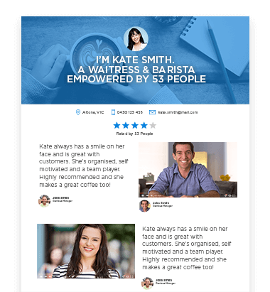 CareerController endorsement example